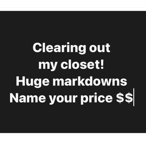 No smoking, no pets, sale, bags, petites